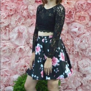 2-piece formal dress